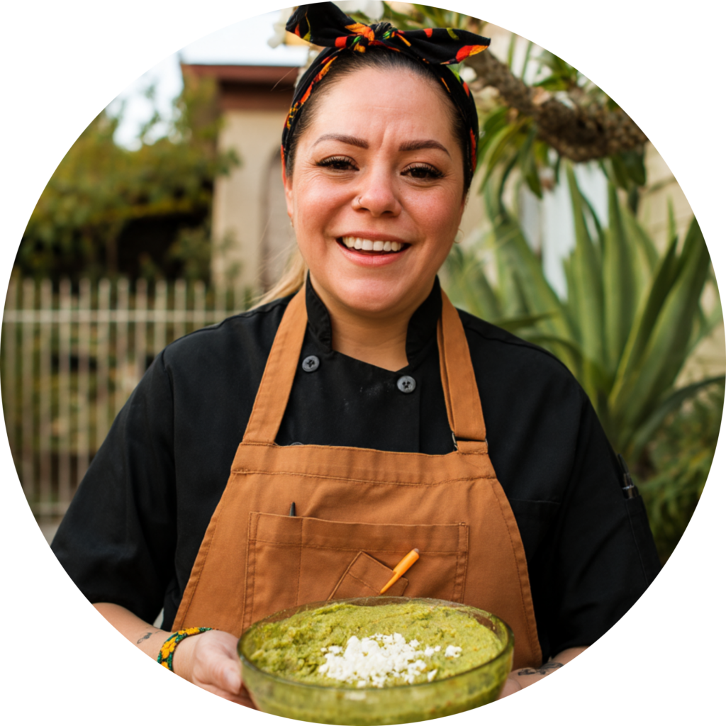 Alexandria Chef smiling in her kitchen